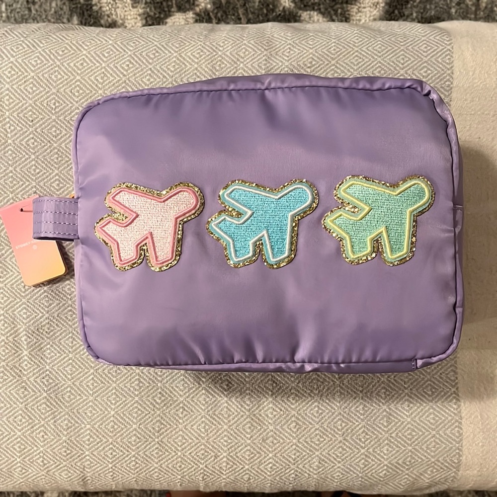 Stoney Clover Lane x Target Airplane Purple Pouch